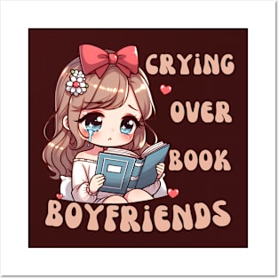 Crying Over Book Boyfriends Posters and Art